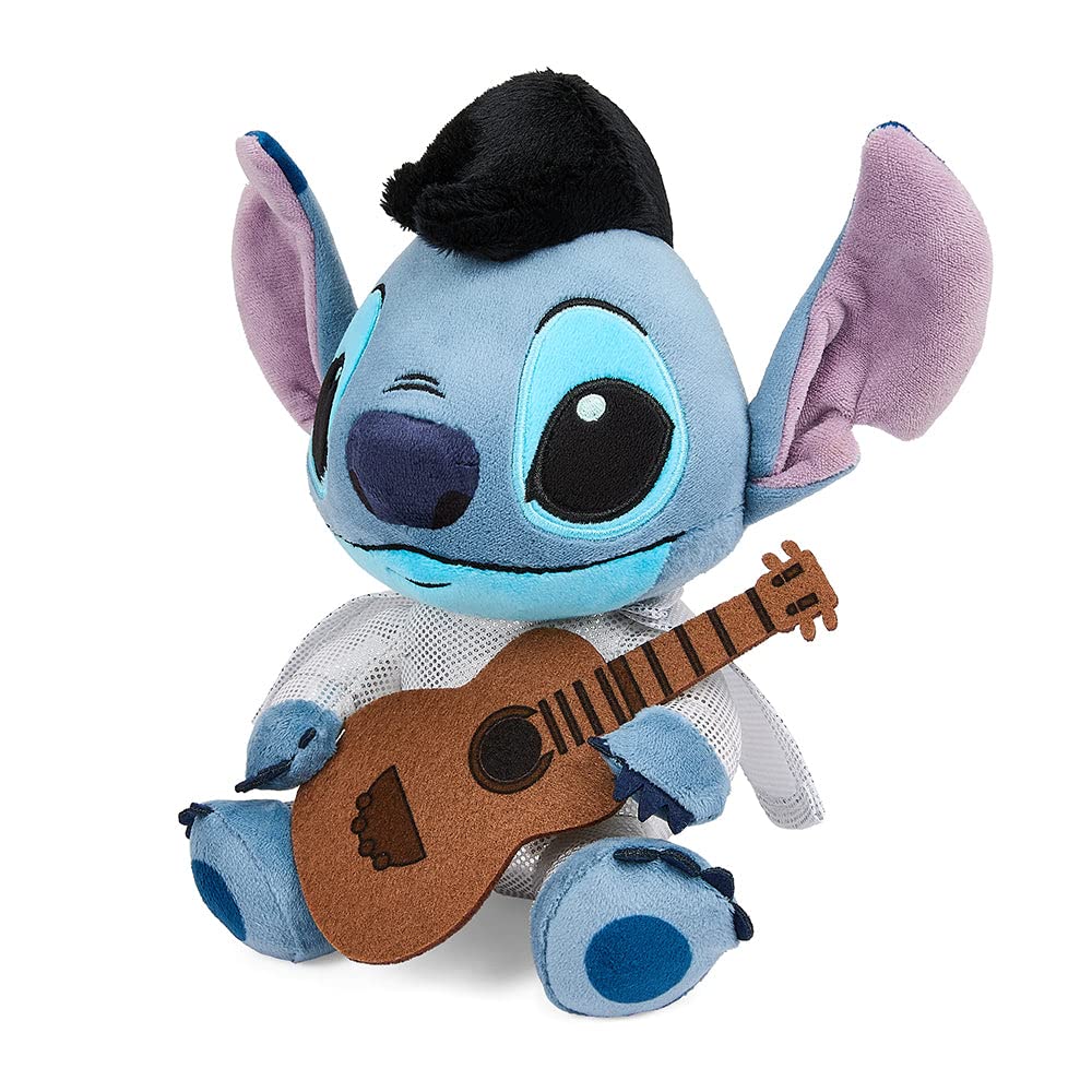 Disney Lilo and Stitch - Collectible Sparkle Jumpsuit Elvis Stitch 8 Inch Stuffed Plush Phunny Figure, by Kidrobot