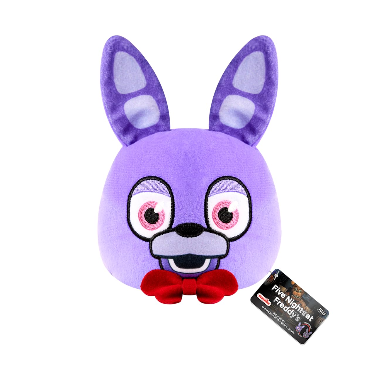 Funko Plush: Five Nights at Freddy's (FNAF) Reversible Heads - 4" Bonnie The Rabbit - Collectable Soft Plush - Birthday Gift Idea - Official
