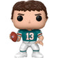 Funko D a n Marino: P o p ! Football Vinyl Figurine Bundle with 1 Compatible 'ToysDiva' Graphic Protector (091-21760 - B)