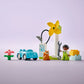 LEGO DUPLO Town Wind Turbine and Electric Car 10985 Early Development Building Toy, Includes Charging Station for Pretend Play, Great Gift for Toddler