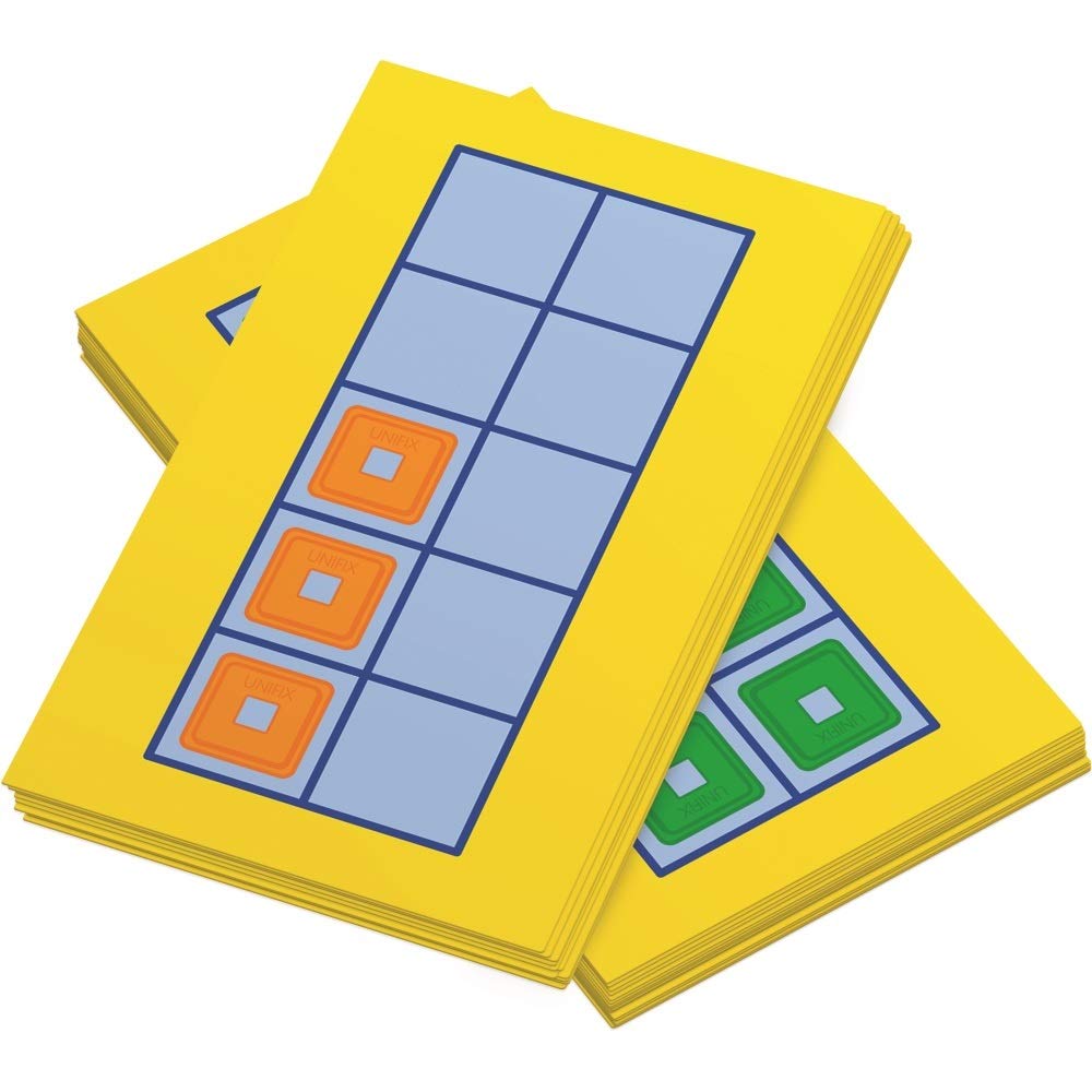 Didax Educational Resources UNIFIX Ten-Frame Card Game