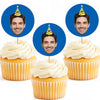 Andaz Press 20 Custom Cupcake Toppers, Personalized Cupcake Topper with Custom Face Photo, Name, Customized Cupcake Toppers for Graduation, Birthday