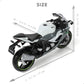 Risopen 1:12 Motorcycle Model Toy for Kawasaki Ninja ZX-6R Metal Die-cast with Plastic Motorcycle Model No Assembly Required Mini Finished Moto Gift
