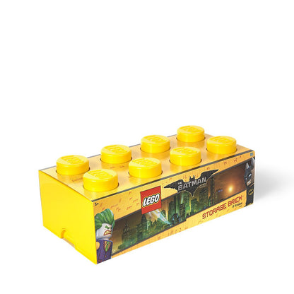 LEGO Batman Storage Brick 8 Bright Yellow