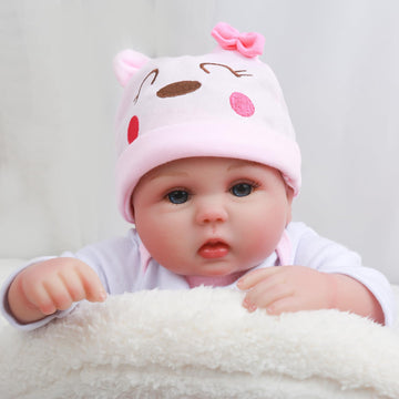 CHAREX Reborn Baby Dolls Girl - 16 Inches Realistic Soft Vinyl Newborn Baby Doll that Look Real, Best Toy for Kids Ages 3+