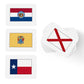 CARDDIA | U.S. State Flags Flashcards | 50 States with Names, Abbreviations, Capitals & Facts | Educational & Durable | Geography Learning Tools
