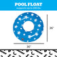 Patriotic Stars Pool Float, Red White and Blue