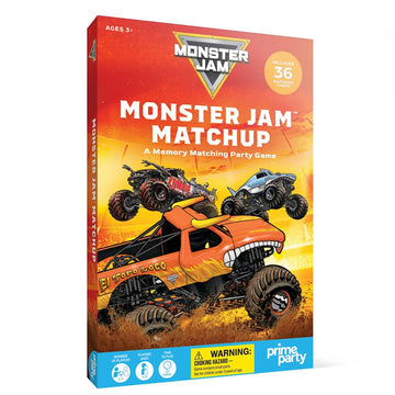 Prime Party Monster Jam Match Memory Game