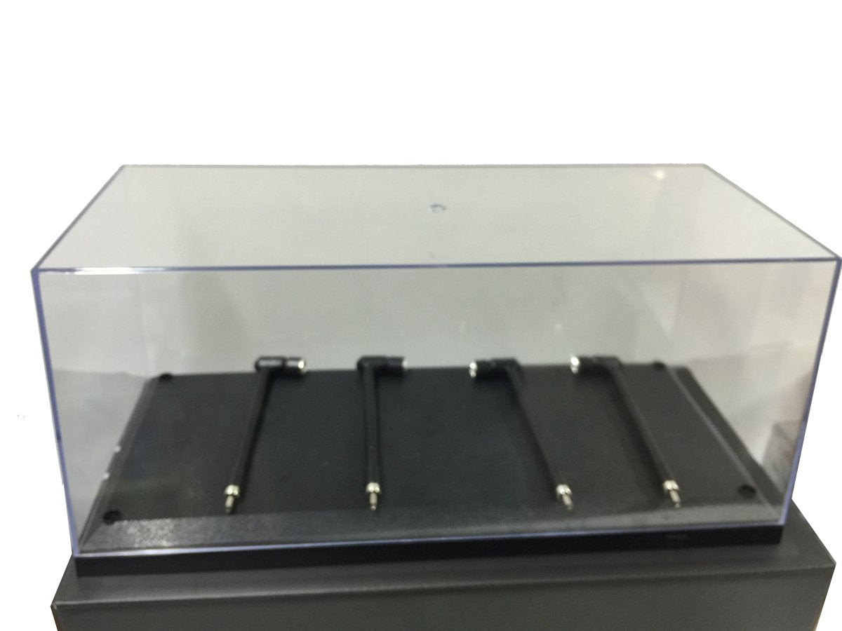 1:18 Illumibox acrylic black base display case, w/ LED lights