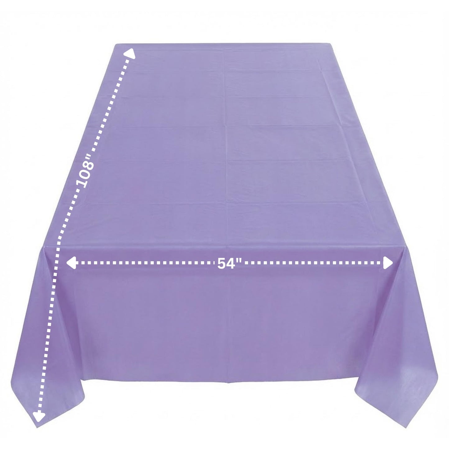Fun Express Lilac Plastic Tablecover 54" x 108", 1 Piece