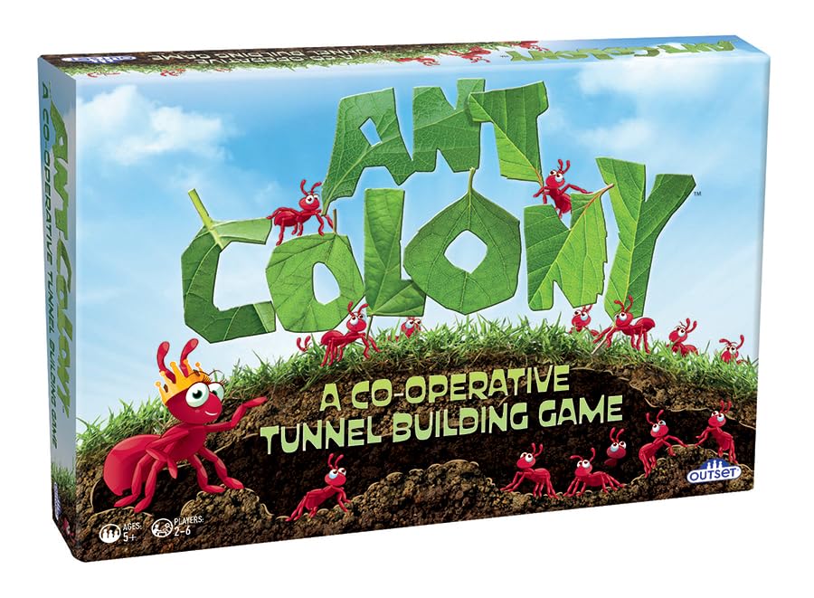 Ant Colony Cooperative Board Game - No Reading Required - Encourages Teamwork and Critical Thinking for 2 to 6 Players Ages 5 and up by Outset