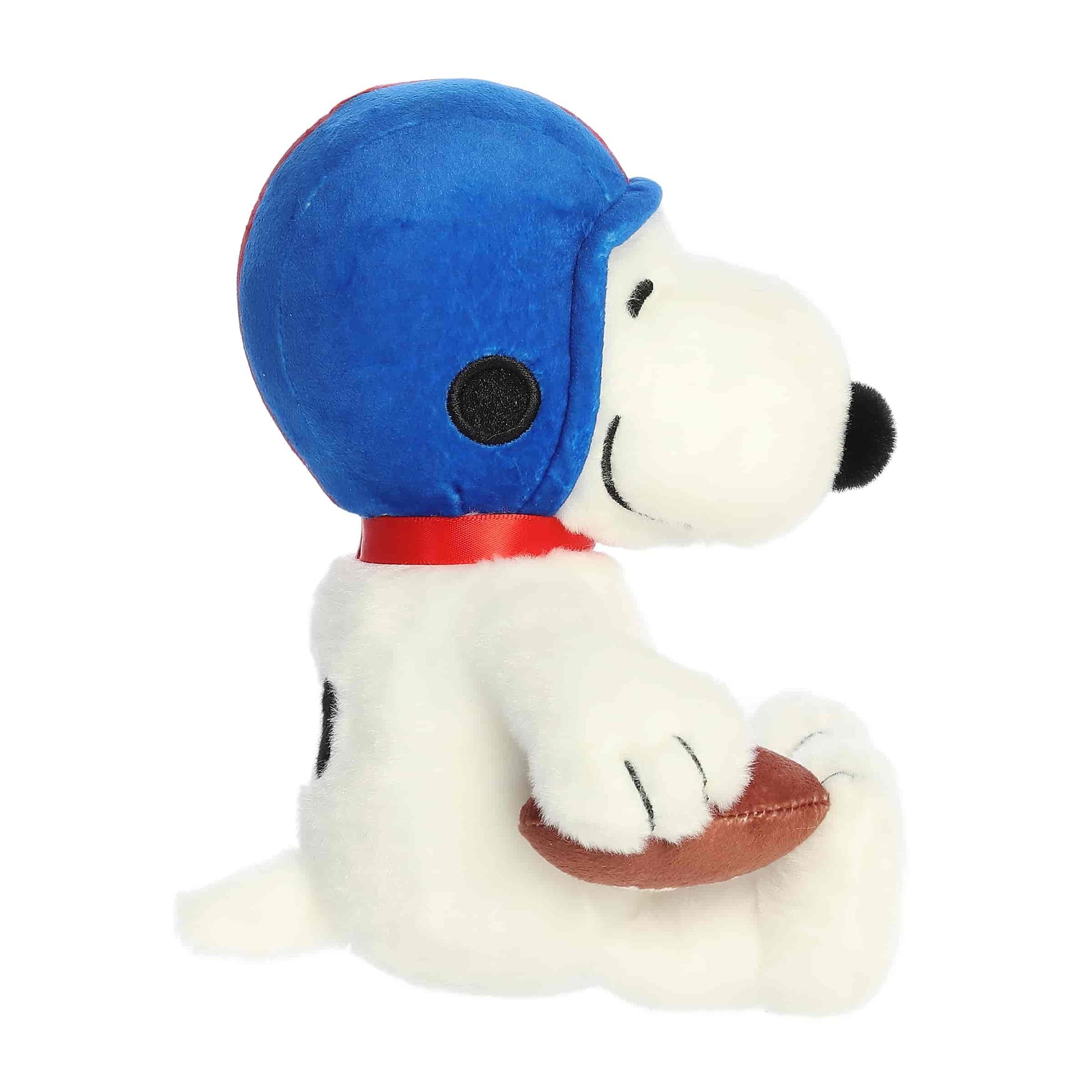 Aurora® Adorable Peanuts® Football Snoopy Stuffed Animal - Officially Licensed Toys for All Snoopy Fans - Nostalgic Gift for Adults and Birthday