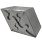 Heavenly Metals 4-Piece Rhombus 3D Puzzle for Adults - Stainless Steel Desk Toy and Fidget, Zero Tolerance Wire EDM Cut Office Gift for Men & Women