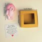 Roioiow 2Pack My Little Worry Bear Plush Teddy with Greeting Card and Box - Emotional Support Relationship Gift for Friends, Family, Colleagues