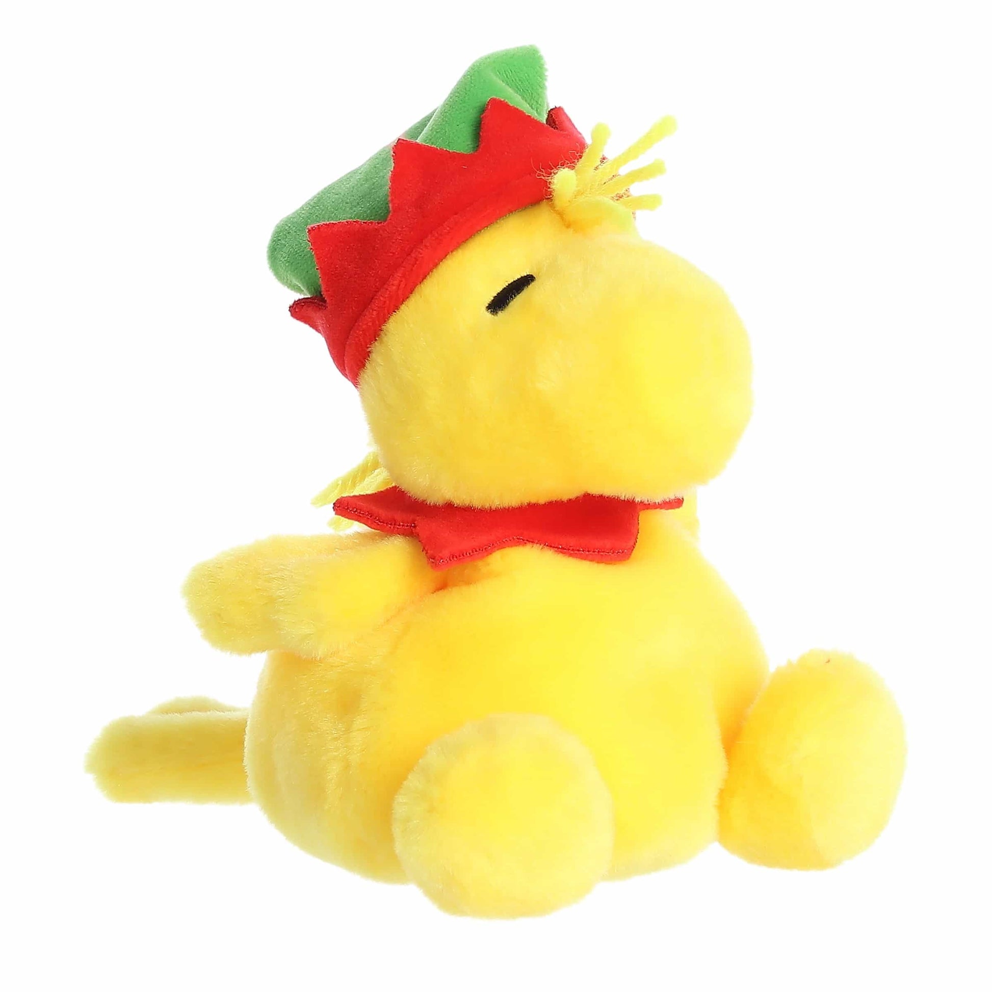 Aurora® Festive Peanuts® Elf Woodstock Palm Pals™ Stuffed Animal - Officially Licensed Toys for All Snoopy Fans - Perfect for Holiday Decorations or