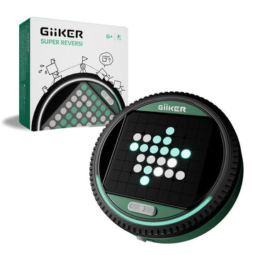 GiiKER Super Reversi - Electronic Strategy Board Game with AI Opponent, Smart Handheld Logic Puzzle & Brain Teaser for Kids and Adults, Portable