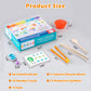 SWIMDOG Montessori Arithmetic Math Toy Set, Toddler Wooden Montessori Toys for 2 3 4 5 6 Years Old, Number Cognitive Clip Bead Matching Game, Boy Girl