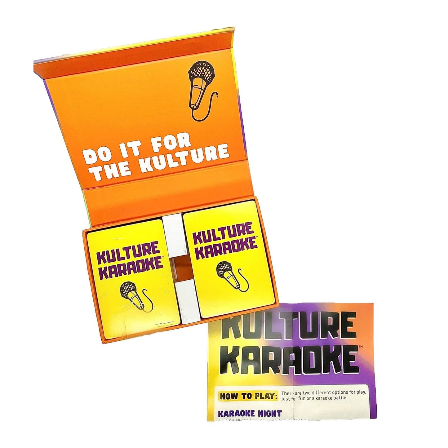 Kulture Karaoke Help your game or karoke night with these cards to give you song ideas and fun categories for 2+ players, Ages 14+