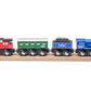 Maxim Passenger Train with 2 Train Cars and 1 Caboose