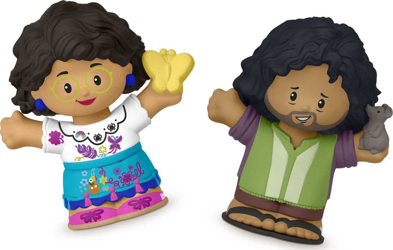 Fisher-Price Little People Toddler Toys Disney Encanto Figure Set, 7 Characters for Preschool Kids Ages 18+ Months