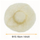 XGNG 6PCS 4 Inches Miniature Doll Hats Mini Imitation Straw Knitting Hats for Dollhouse DIY Craft Decoration Accessories