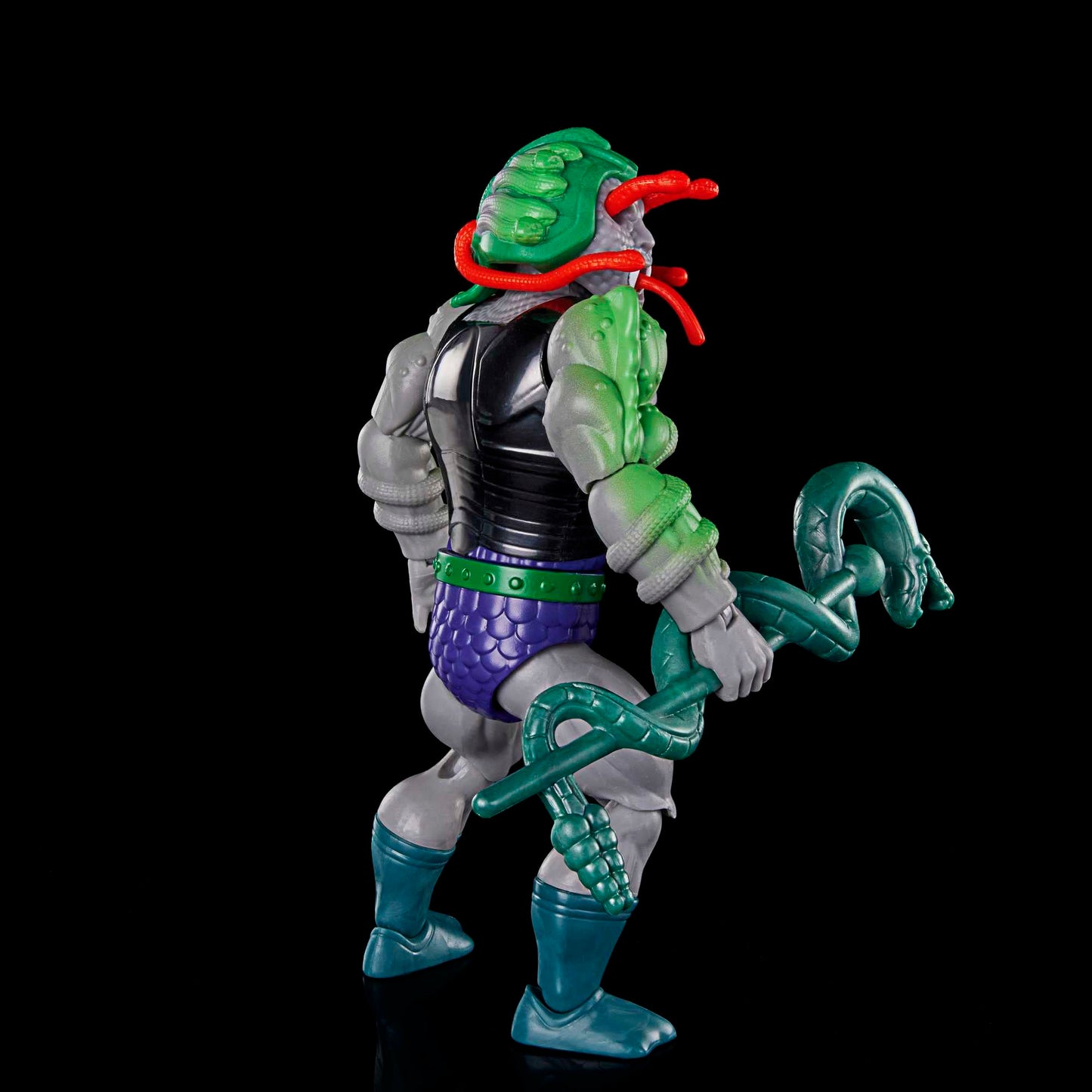 Masters of the Universe Origins Action Figure Toy with Accessories, Deluxe Snake Face 5.5-in MOTU Collectible