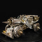 LOCHE 3D Metal Puzzle Model Kits, 3D Metal Steampunk Mechanical Vehicle Kit 3D Jigsaw Puzzle, 290+ Pieces 3D Laser Puzzle DIY Assembly 3D Metal Model