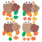 Fun Express Fall Owl Ornament Craft Kit - Makes 12 - Autumn Crafts for Kids