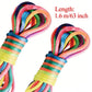 6 Pieces Cats Cradle String Hand Finger String 160 cm Length Rainbow Color Cat's Cradle Strings Magic