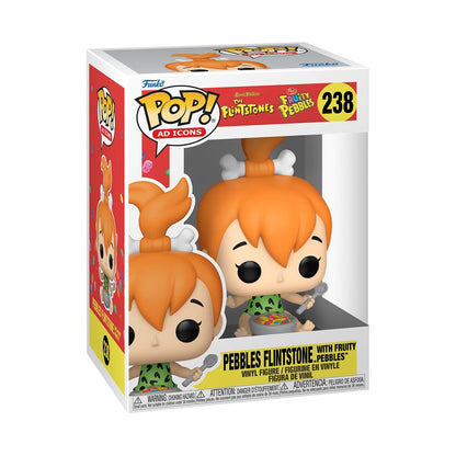Funko Pop! Ad Icons: Pebbles Flintstone with Fruity Pebbles