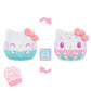 TeeTurtle Reversible Sanrio Hello Kitty 4-Inch Cupcake Two-Sided Flip Plush Toy with Embroidered Details - Cute Mini Collectible Plush for Kids