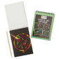 8 Pack Rainbow Scratch Paper Pads for Kids with Wooden Styluses, 10 Sheets (5.5 x 3.9 In)