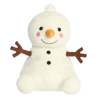 Aurora Palm Pals Party Sized 11" Twig Snowman Festive Plush