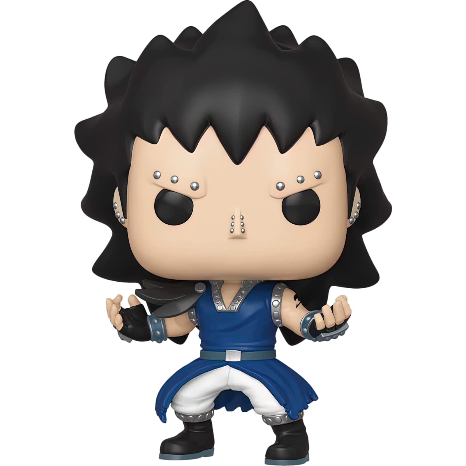 Funko Gajeel: P o p ! Animation Vinyl Figurine Bundle with 1 Compatible 'ToysDiva' Graphic Protector (481-30604 - B)