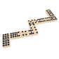 WE Games Double Nine Dominoes with Spinners - Premium Ivory Tiles, Ideal Size, Classic Family and Adult Board Game