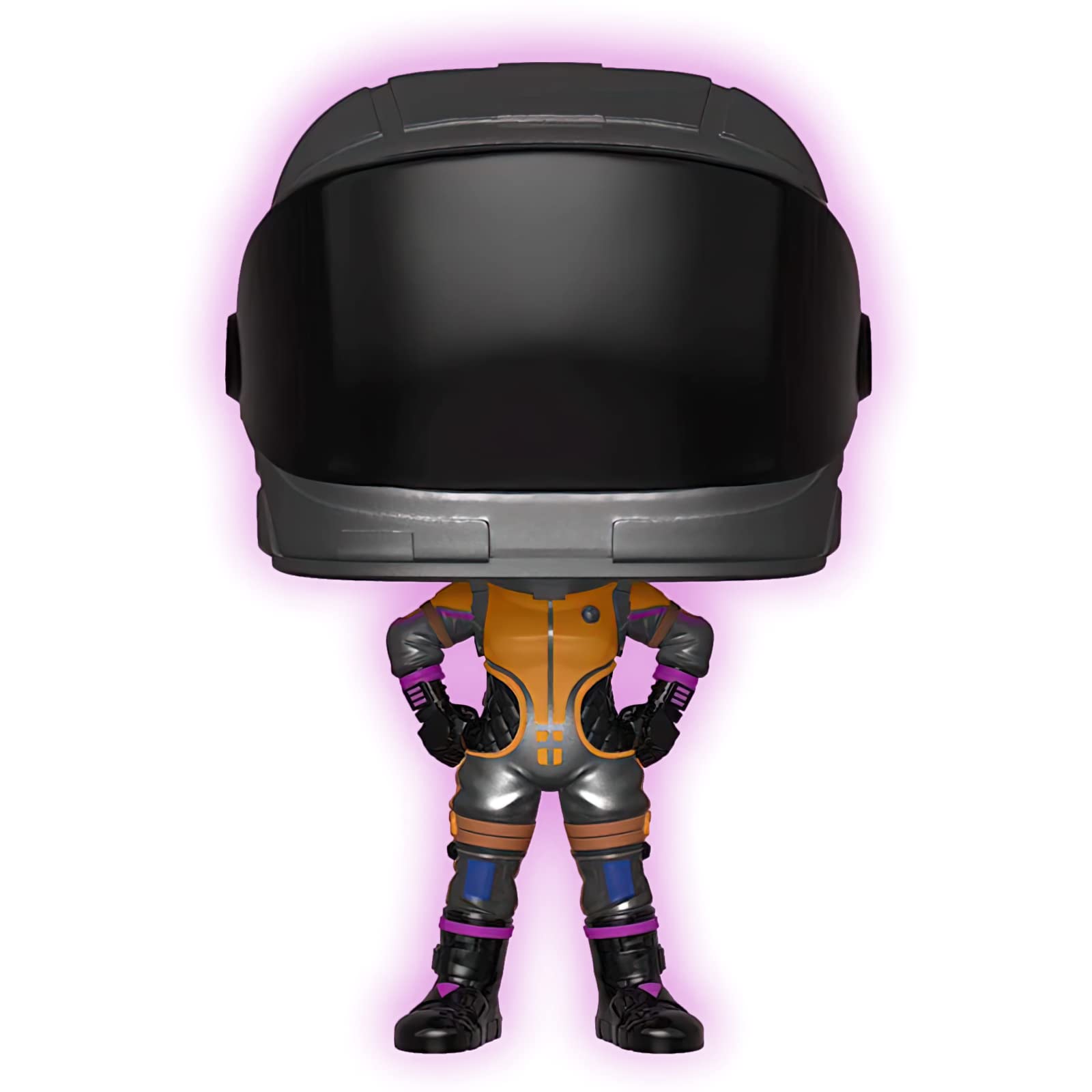 Funko Dark Vanguard [Glow-in-Dark]: P o p ! Games Vinyl Figurine Bundle with 1 Compatible 'ToysDiva' Graphic Protector (464-36914 - B)