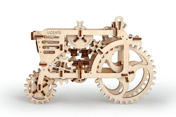 UGEARS Models 3-D Wooden Puzzle - Mechanical Tractor