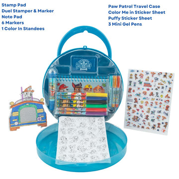 Nickelodeon Paw Patrol Coloring & Sticker Activity Set for Kids with Travel Carrying Case
