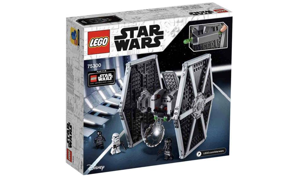 LEGO Star Wars 75300 TIE Fighter Impérial, Jouet, Vaisseau Spatial, Minifigurines, Skywalker
