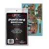 BCW Postcard Sleeves - 3.5x5 Archival Sleeves for Postcard Storage | Clear Polypropylene Post Card Sleeves | Protect Small Postcards, Photos &