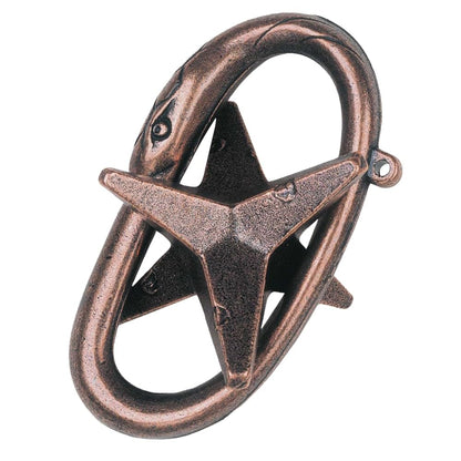 BePuzzled |Star Hanayama Metal Brainteaser Puzzle Mensa Rated Level 3, for Ages 12 and Up