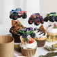 Monster Truck Cupcake Toppers Truck Car Theme Birthday Party Decorations