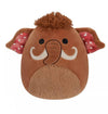 Squishmallow 8" Chienda The Brown Wooly Mammoth with Heart Ears Valentine's Day Plush- Officially Licensed Kellytoy - Collectible Soft & Squishy Toy -