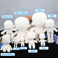 niannyyhouse 10cm 13cm 15cm 20cm 30cm 40cm Plush Doll Plain Glossy Standing Sitting Humanoid Stuffed Toys Dress Up Wearable Clothing (30cm-Without