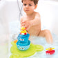 Yookidoo Stackable Baby Bath Toy (Ages 1-6 Years) Stack N' Spray - 7 Moveable Pieces - Interactive Fun Toy for Bath Time - for Toddlers, Babies, Kids
