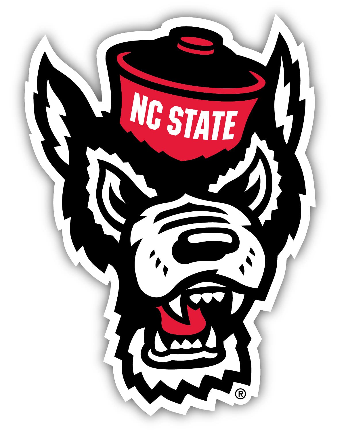 NC State Wolfpack 12 Inch Vinyl Decal Sticker Officially Licensed Collegiate Product
