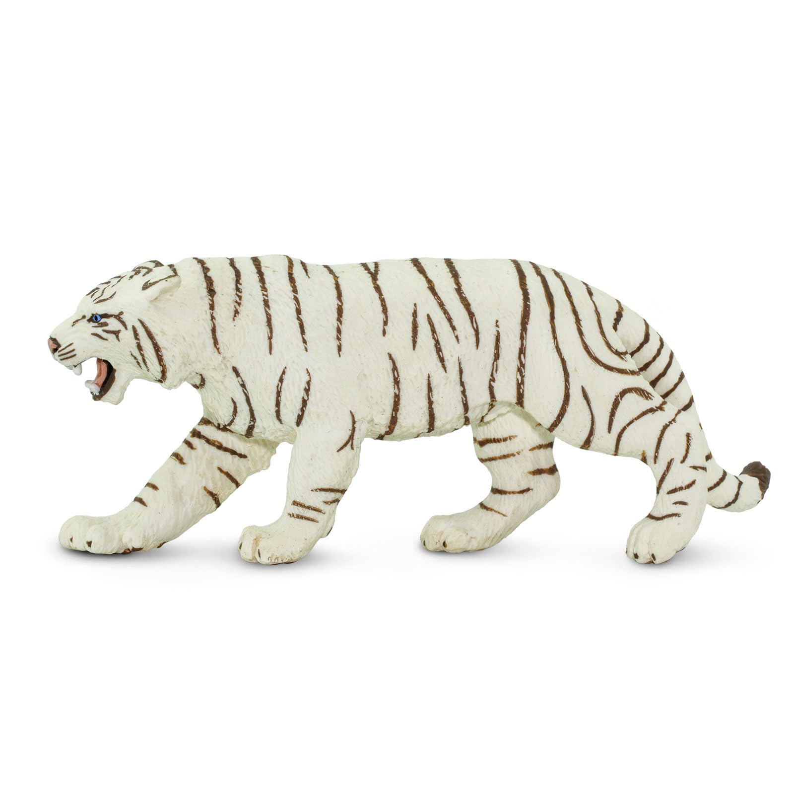 Safari Ltd. White Bengal Tiger Figurine - Detailed 6" Plastic Model Figure - Fun Educational Play Toy for Boys, Girls & Kids Ages 3+
