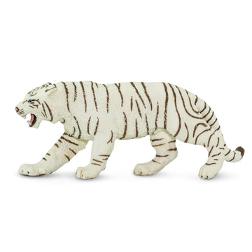 Safari Ltd. White Bengal Tiger Figurine - Detailed 6" Plastic Model Figure - Fun Educational Play Toy for Boys, Girls & Kids Ages 3+