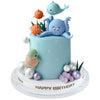 17 PCS Under the Sea Cake Decorations Ocean Animals Cake Topper with Cake Balls Decorations for Under the Sea Theme Boys Girls Baby Shower Birthday