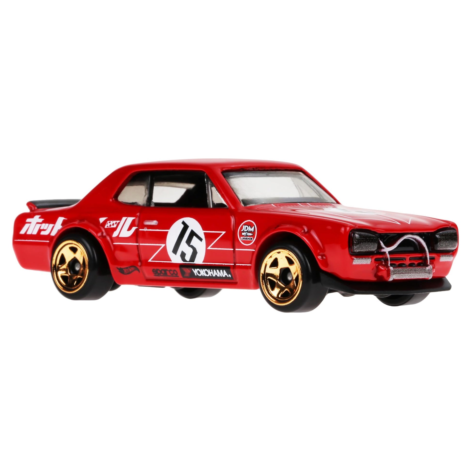 Hot Wheels J-Imports Nissan Skyline HT 2000GT-X, Die-Cast Car Model Red 2/5